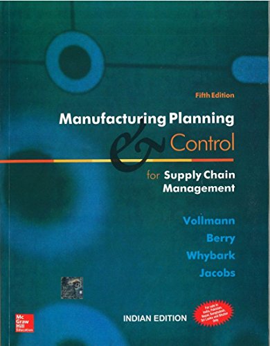 Imagen de archivo de Manufacturing Planning and Control for Supply Chain Management a la venta por dsmbooks