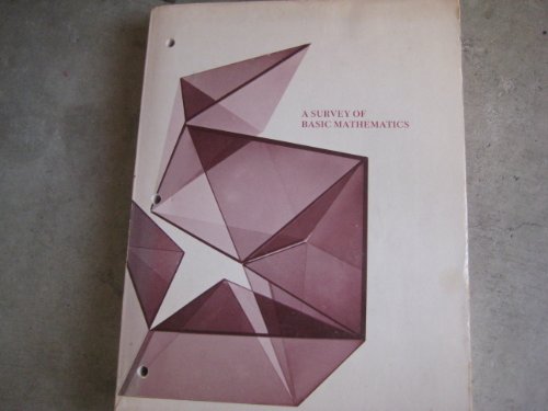 A Survey of Basic Mathematics (9780070599024) by Sparks, Fred W.