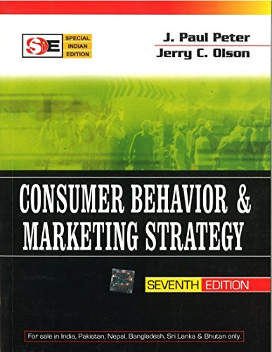 Imagen de archivo de Consumer Behavior and Marketing Strategy 7th Edition (INDIAN EDITION) a la venta por dsmbooks