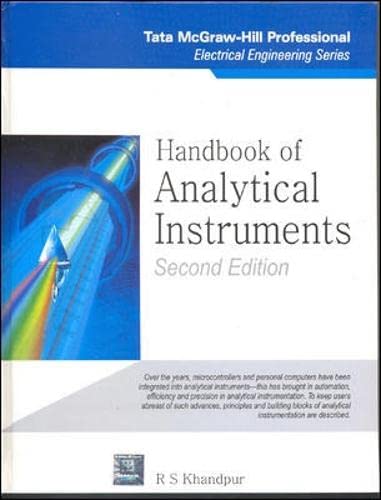 9780070604605: Handbook of Analytical Instruments, 2/e (INDIA PROFESSIONAL SCIENCE & TECHNOLOGY ELECTRICAL ENGINEERING)