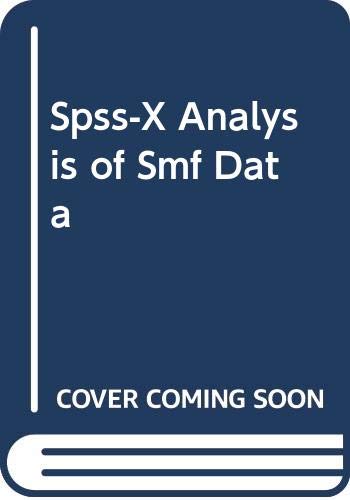 9780070605220: Spss-X Analysis of Smf Data