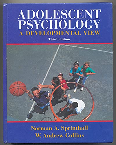 9780070605442: Adolescent Psychology: A Developmental View