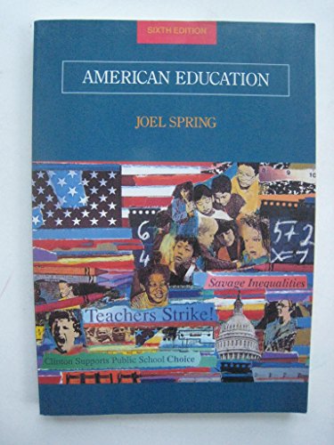 Imagen de archivo de American Education a la venta por SecondSale
