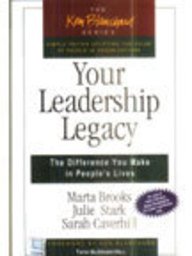 9780070607569: Your Leadership Legacy