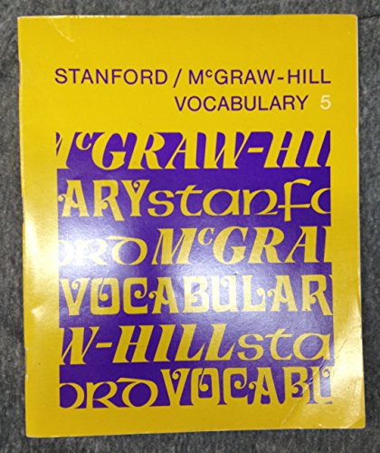 Stock image for Stanford/Mcgraw-Hill Vocabulary. 5 for sale by GridFreed