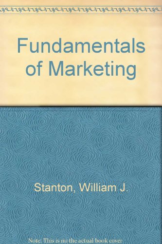 Imagen de archivo de Fundamentals of marketing a la venta por ThriftBooks-Atlanta