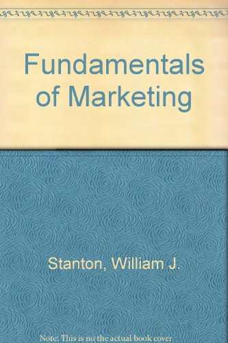 Stock image for Fundamentals of marketing for sale by ThriftBooks-Atlanta