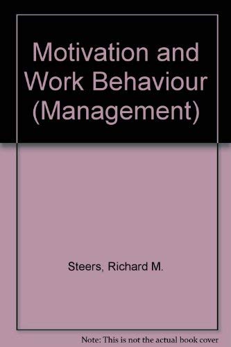 9780070609488: Motivation and Work Behaviour (Management S.)