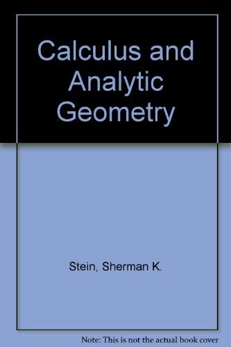 9780070611535: Calculus and Analytic Geometry