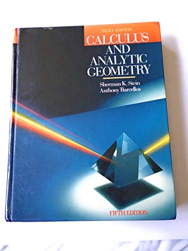 Beispielbild fr Calculus and Analytic Geometry zum Verkauf von Solr Books