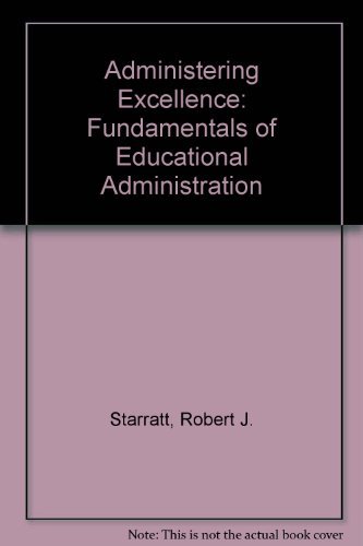 9780070612396: Transforming Educational Administration: Meaning, Community, and Excellence