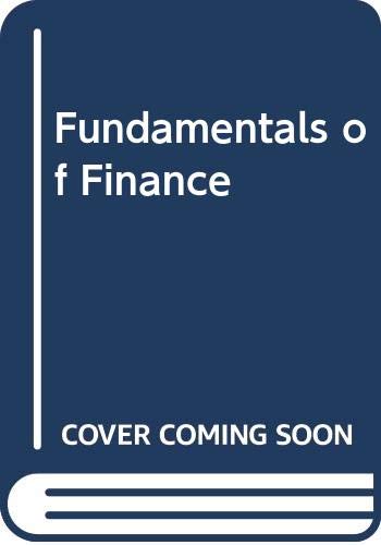 9780070612754: Fundamentals of Finance