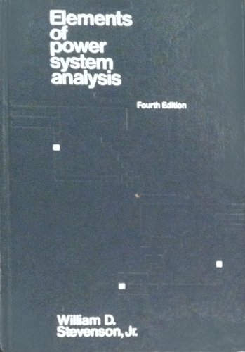 Imagen de archivo de Elements of Power System Analysis (MCGRAW HILL SERIES IN ELECTRICAL AND COMPUTER ENGINEERING) a la venta por ThriftBooks-Dallas