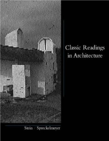 9780070614154: Classic Readings In Architecture