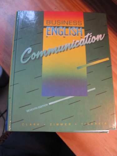 Imagen de archivo de Business English and Communication a la venta por Cronus Books