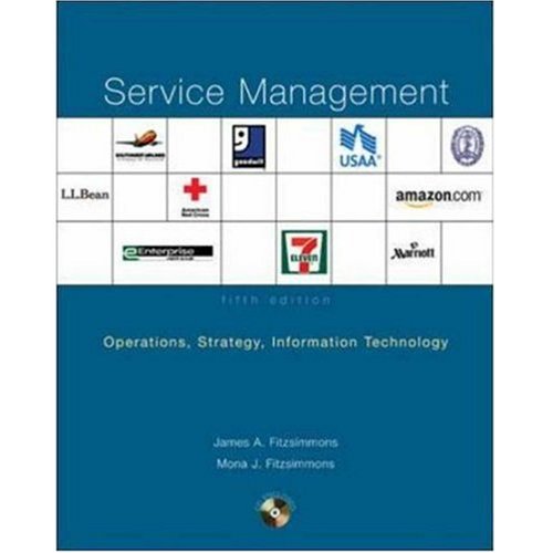 Imagen de archivo de Service Management: Operations, Strategy, Information Technology with Student Cd By James a Fitzsimm a la venta por ThriftBooks-Dallas