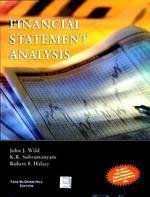 Stock image for Financial Statement Analysis for sale by Majestic Books