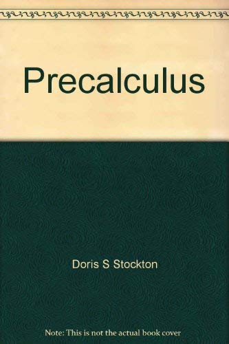 Beispielbild fr Precalculus zum Verkauf von The Unskoolbookshop