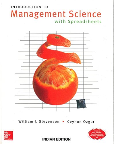 9780070616059: Introduction to Management Science with Spreadsheets and Student CD