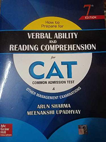 Stock image for How To Prepare For The Verbal Ability & Reading Comprehension For The CAT for sale by GF Books, Inc.