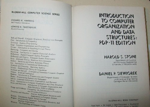 9780070617209: Introduction to Computer Organization and Data Structures, Pdp-11 Edition