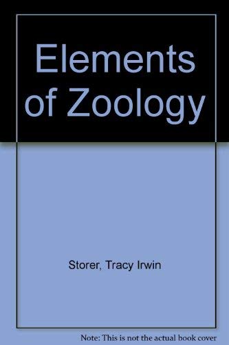 Beispielbild fr Elements of Zoology zum Verkauf von BookHolders