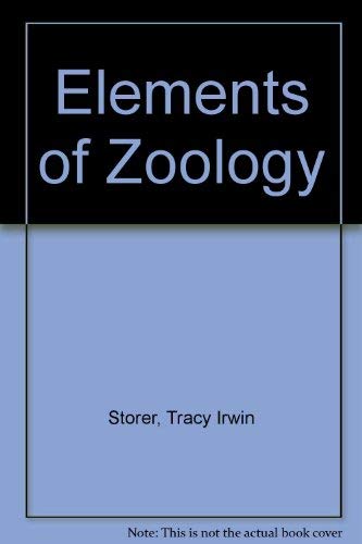 Stock image for Elements of Zoology for sale by BookHolders