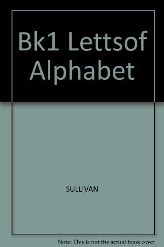 Bk1 Lettsof Alphabet (9780070618015) by Sullivan