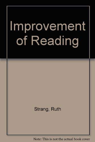 Imagen de archivo de The Improvement of Reading a la venta por Neil Shillington: Bookdealer/Booksearch