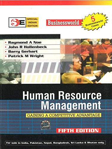 Stock image for Human Resource Management: Gaining a Competetive Edge (Special Indian Edition) for sale by medimops