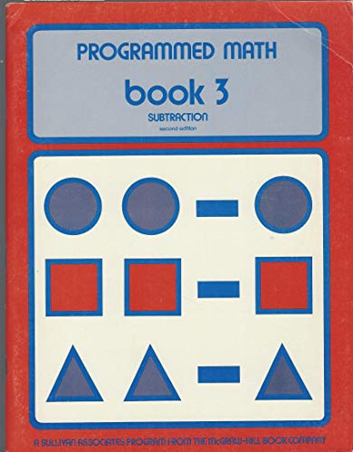 Beispielbild fr 2e Prog Math-Bk 3 Subtraction (Programmed Math Book 3 Subtraction second edition). zum Verkauf von Brentwood Books