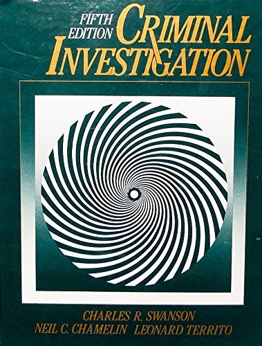 Stock image for Criminal Investigation for sale by GoldenWavesOfBooks