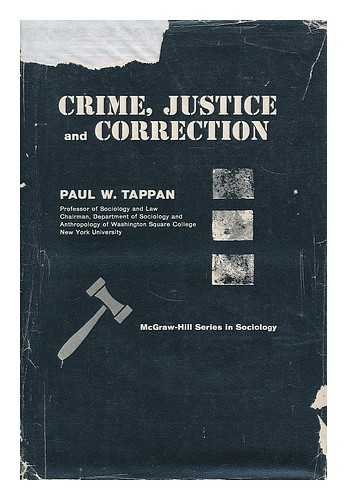 Beispielbild fr Crime, Justice and Correction zum Verkauf von Polly's Books