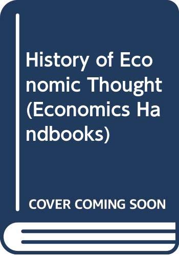 Stock image for A History of Economic Thought for sale by ThriftBooks-Dallas