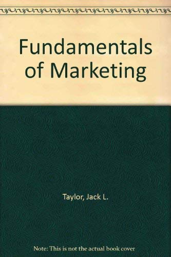 Imagen de archivo de FUNDAMENTALS OF MARKETING: ADDITIONAL DIMENSIONS, SELECTIONS FROM THE LITERATURE a la venta por Larry W Price Books