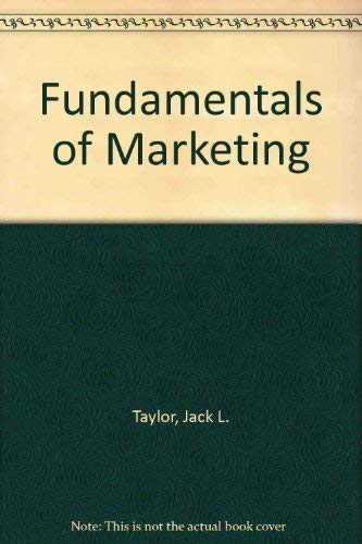 9780070631168: Fundamentals of Marketing