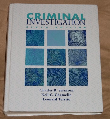 Imagen de archivo de Criminal Investigation a la venta por HPB-Red
