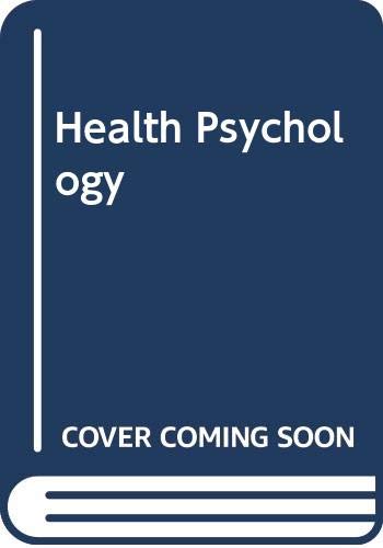 Stock image for Health Psychology for sale by SecondSale