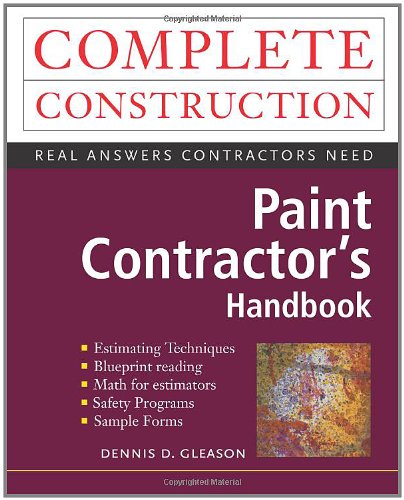 Beispielbild fr Paint Contractors Handbook zum Verkauf von Seattle Goodwill