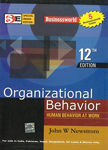 Imagen de archivo de Organizational Behavior (International Edition) a la venta por Better World Books