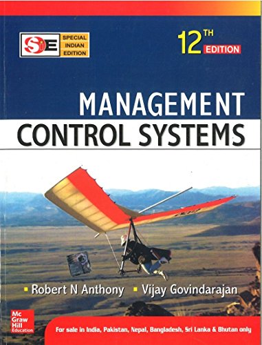 9780070635838: MANAGEMENT CONTROL SYSTEMS