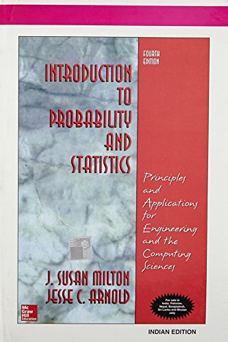 9780070636941: Introduction to Probability and Statistics: Principles and Applications for Engineering and the Computing Science (International Edition) Edition: fourth