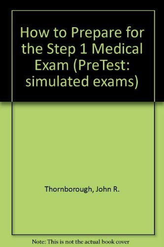 9780070645226: How to Prepare for the Step 1 Medical Exam, 2/e