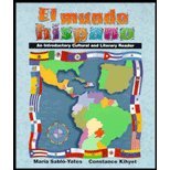 El mundo hispano: An Introductory Cultural and Literary Reader (9780070647305) by SablÃ³-Yates,MarÃ­a; Kihyet,Constance