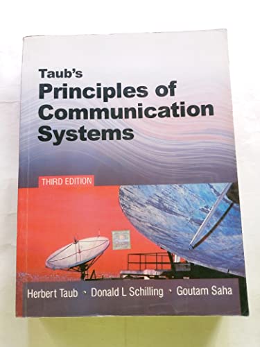 Imagen de archivo de Principles of Communication Systems a la venta por dsmbooks