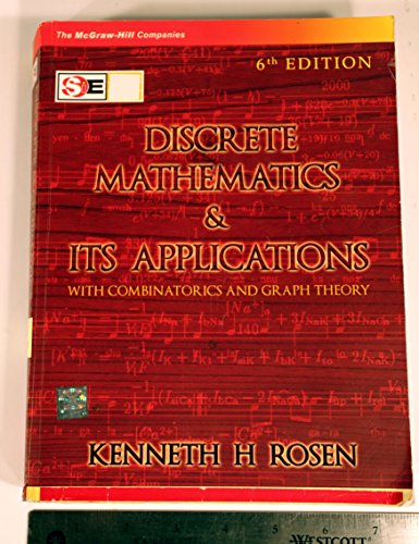 Imagen de archivo de Discrete Mathematics and Its Applications a la venta por Seattle Goodwill