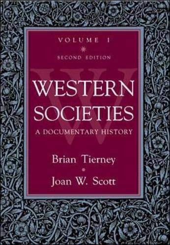 Imagen de archivo de Western Societies : A Documentary History a la venta por Better World Books