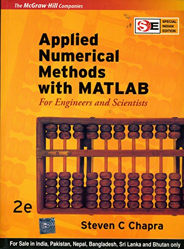 Imagen de archivo de Applied Numerical Methods with MATLAB for Engineers and Scientists a la venta por Red's Corner LLC