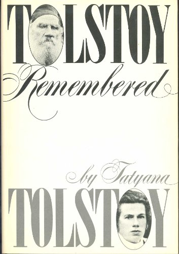 Beispielbild fr Tolstoy remembered zum Verkauf von Dunaway Books