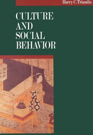 Imagen de archivo de Culture and Social Behavior a la venta por Decluttr